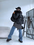Short jacket "NORTH FL257" - BLACK